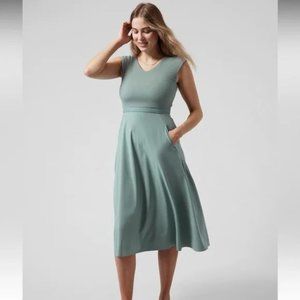 NWT Athleta Ryder Dress: XSP: Minimalistic Grey